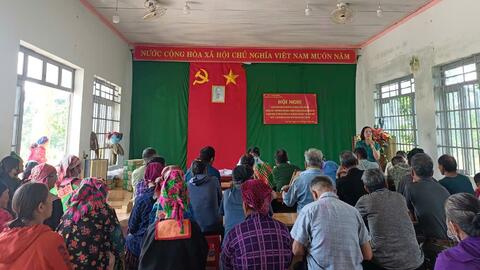 Trung tâm Y tế huyện Tuy Đức tổ chức tuyên truyền, phổ biến kiến thức về chăm sóc sức khỏe cho người cao tuổi