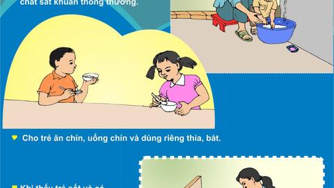 Áp phích phòng bệnh tay chân miệng